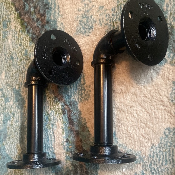 3 pairs of Industrial Shelf Brackets 5 x 3 in. - Picture 3 of 10